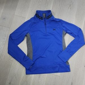 PINK Victoria's Secret Vibrant Blue Pullover Medium